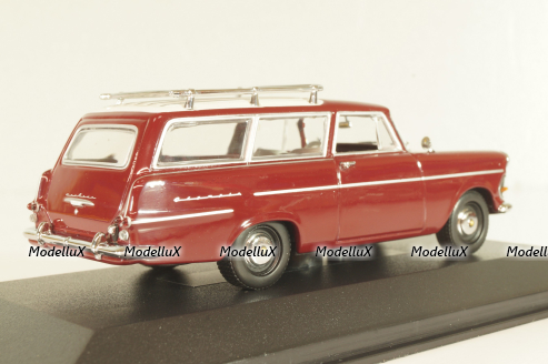 Opel Rekord Caravan 1960, rubin, 430040212, Minichamps 1:43