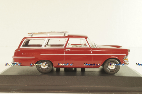 Opel Rekord Caravan 1960, rubin, 430040212, Minichamps 1:43