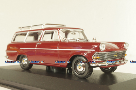 Opel Rekord Caravan 1960, rubin, 430040212, Minichamps 1:43