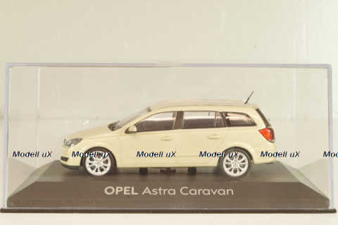 Opel Astra (H) Caravan 2003, beige, Minichamps 1:43