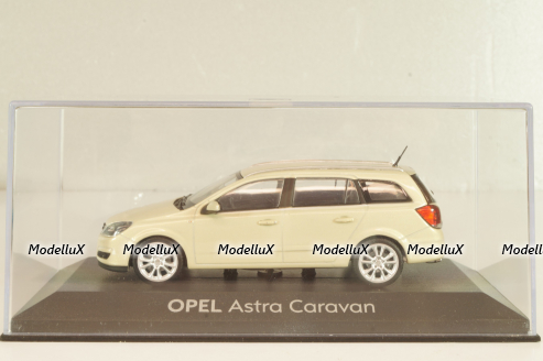 Opel Astra (H) Caravan 2003, beige, Minichamps 1:43