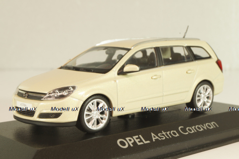 Opel Astra (H) Caravan 2003, beige, Minichamps 1:43
