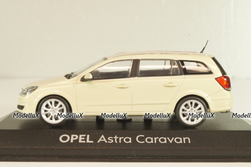 Opel Astra (H) Caravan 2003, beige, Minichamps 1:43