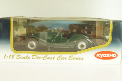 Morgan 4/4 series II 1955, green, 08111G, Kyosho 1:18