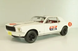 Ford Mustang 1967 from series "The Mod Squard", white, 13639, Greenlight 1:18