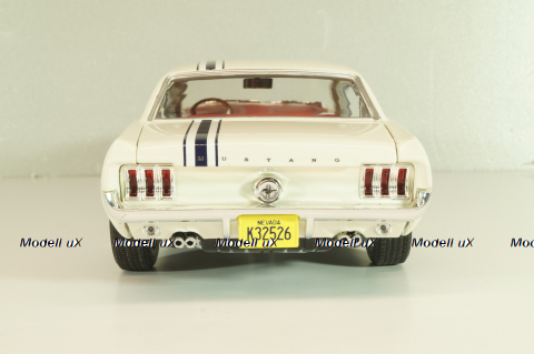 Ford Mustang 1967 from series "The Mod Squard", white, 13639, Greenlight 1:18