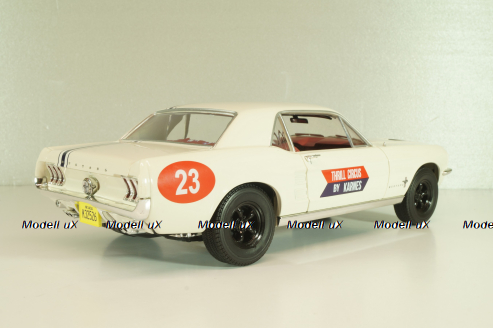 Ford Mustang 1967 from series "The Mod Squard", white, 13639, Greenlight 1:18