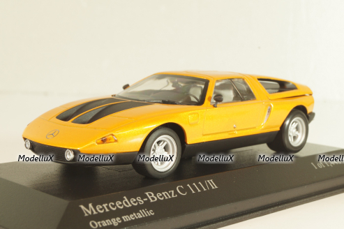 Mercedes-Benz C111/II 1970, orange mrtallic, 430030060, Minichamps 1:43