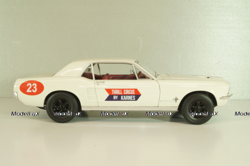 Ford Mustang 1967 from series "The Mod Squard", white, 13639, Greenlight 1:18