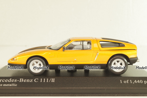 Mercedes-Benz C111/II 1970, orange mrtallic, 430030060, Minichamps 1:43