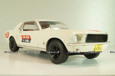 Ford Mustang 1967 from series "The Mod Squard", white, 13639, Greenlight 1:18