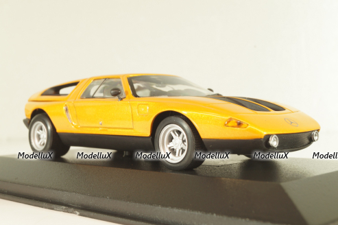 Mercedes-Benz C111/II 1970, orange mrtallic, 430030060, Minichamps 1:43