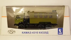 КАМАЗ-4310 К4320Д кунг 6х6 военный 1982, хаки, SSM1452, SSM 1:43