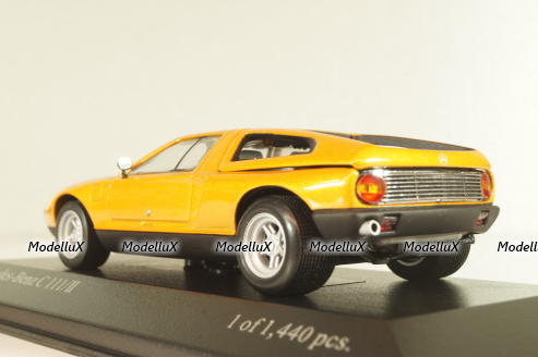 Mercedes-Benz C111/II 1970, orange mrtallic, 430030060, Minichamps 1:43