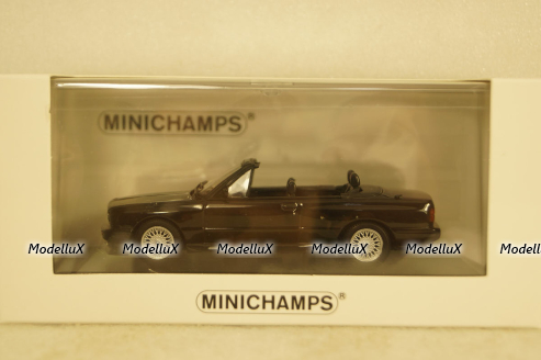 BMW M3 E30 Cabrio 1988, blackmetallic, 940020334, Maxichamps 1:43