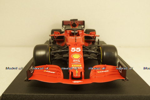 Ferrari SF21 #55 Formula 1 2021, Carlos Sainz jr.  Bburago 1:18