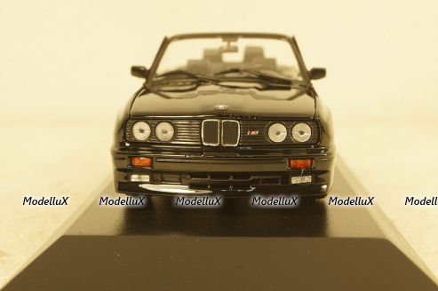 BMW M3 E30 Cabrio 1988, blackmetallic, 940020334, Maxichamps 1:43