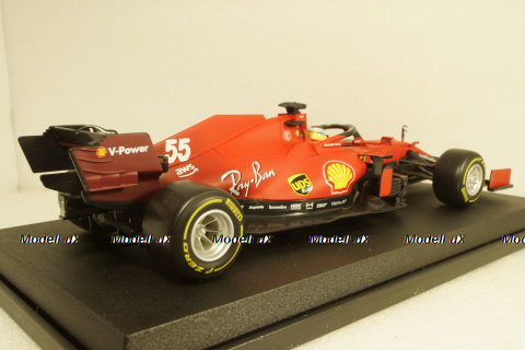 Ferrari SF21 #55 Formula 1 2021, Carlos Sainz jr.  Bburago 1:18