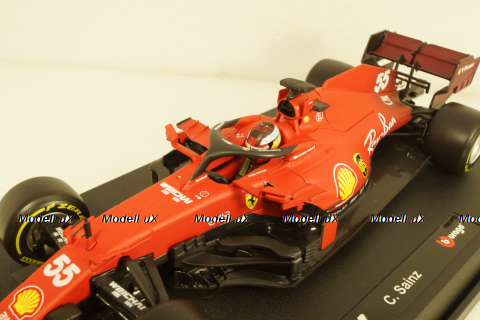 Ferrari SF21 #55 Formula 1 2021, Carlos Sainz jr.  Bburago 1:18