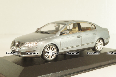 Volkswagen Passat (B6) 2005, grey, 3C0099300A7T, Minichamps 1:43