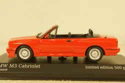 BMW M3 E30 Cabriolet 1980 red, 943020333, Minichamps 1:43