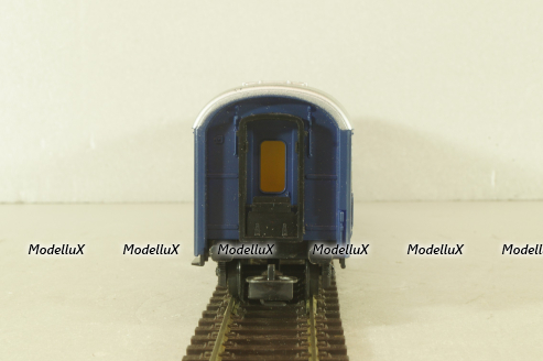 Вагон пассажирский 1-2 класс, 4-х осный 1-2-st classe, DB, blue/silver, 389, Kleinbahn 1:87 HO