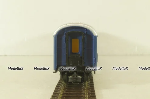 Вагон пассажирский 1-2 класс, 4-х осный 1-2-st classe, DB, blue/silver, 389, Kleinbahn 1:87 HO