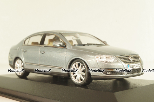 Volkswagen Passat (B6) 2005, grey, 3C0099300A7T, Minichamps 1:43