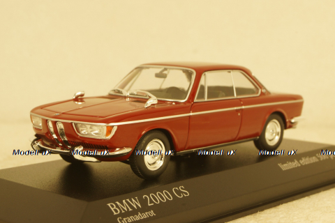 BMW 2000 CS 1967 darkred, 943025083, Minichamps 1:43