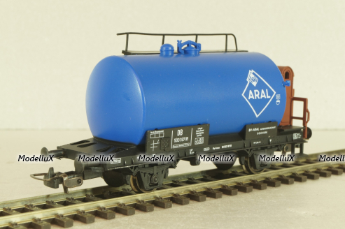 Вагон-цистерна "ARAL", 2-х осный, DB, эпоха III #503197, blue, 54266, Piko 1:87 HO