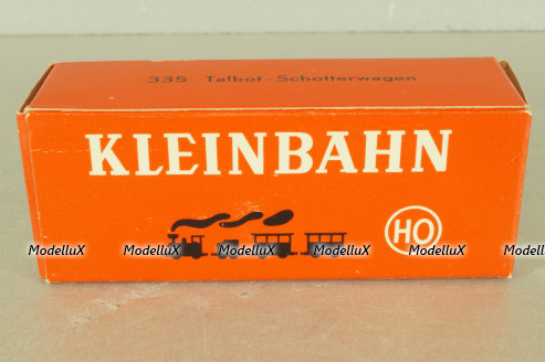 Вагон грузовой саморазгрузочный, 2-х осный, DR, эпоха III, brown, , 335, Kleinbahn 1:87 HO