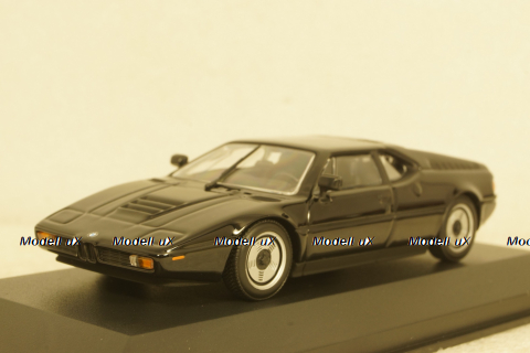 BMW M1 1979, black, 940025021, Maxichamps 1:43