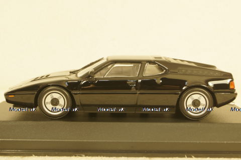 BMW M1 1979, black, 940025021, Maxichamps 1:43