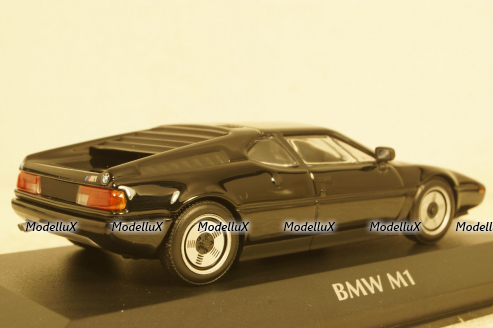 BMW M1 1979, black, 940025021, Maxichamps 1:43