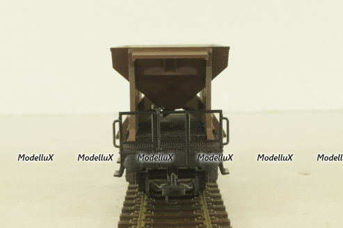 Вагон грузовой саморазгрузочный, 2-х осный, DR, эпоха III, brown, , 335, Kleinbahn 1:87 HO