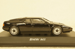 BMW M1 1979, black, 940025021, Maxichamps 1:43