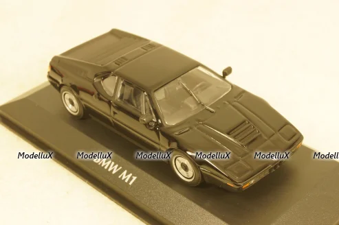 BMW M1 1979, black, 940025021, Maxichamps 1:43