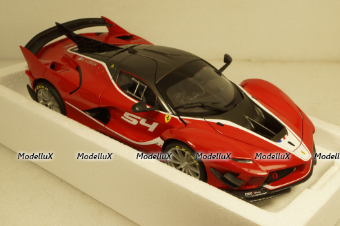 Ferrari FXX-K Evoluzione #54 red, Burago 1:18