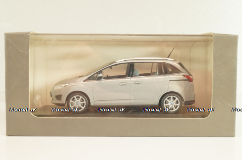 Ford Grand C-Max Grand 2010, Polar Silver, 400089101, Minichamps 1:43