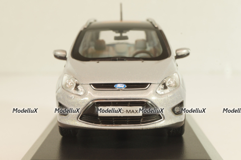 Ford Grand C-Max Grand 2010, Polar Silver, 400089101, Minichamps 1:43