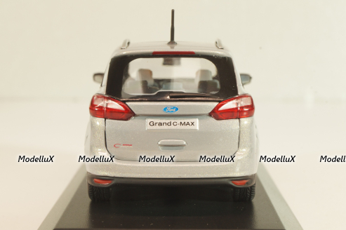 Ford Grand C-Max Grand 2010, Polar Silver, 400089101, Minichamps 1:43