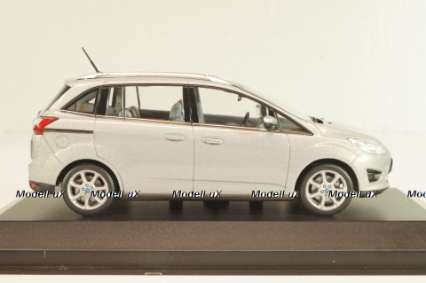 Ford Grand C-Max Grand 2010, Polar Silver, 400089101, Minichamps 1:43