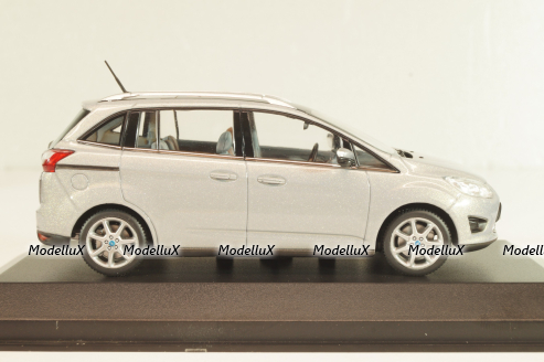 Ford Grand C-Max Grand 2010, Polar Silver, 400089101, Minichamps 1:43