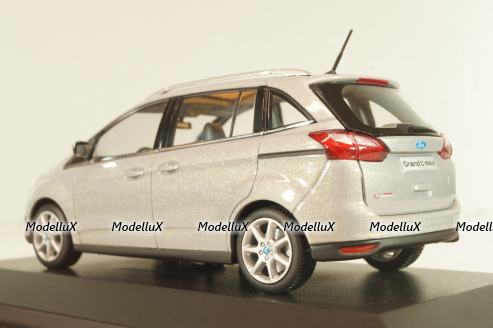Ford Grand C-Max Grand 2010, Polar Silver, 400089101, Minichamps 1:43