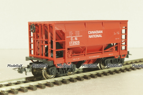 Вагон для перевозки руды Canadian National, 4-х осный, темно-красный, HO, T051-29515, Mehano 1:87