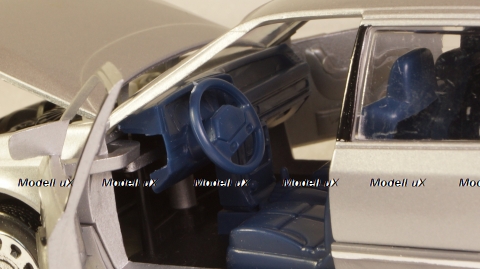 Ford Scorpio silver with chrome wheels, Schabak 1:24