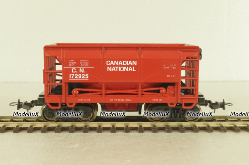 Вагон для перевозки руды Canadian National, 4-х осный, темно-красный, HO, T051-29515, Mehano 1:87