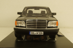 Mercedes 560 SEL S-Klass (W126) 1985 черный, iScale 1:18