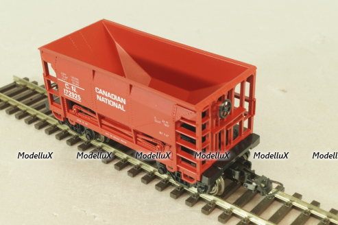 Вагон для перевозки руды Canadian National, 4-х осный, темно-красный, HO, T051-29515, Mehano 1:87