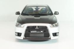 Mitsubishi Lancer Evo X 2008, silver, Viat 1:18